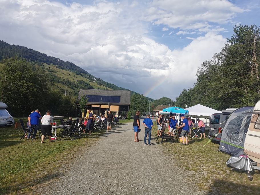 Campingtour 1 auf dem Campadi in Trun