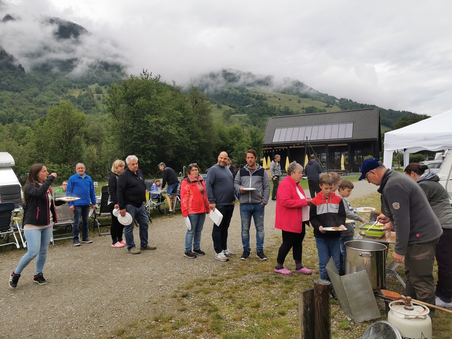 Campingtour 1 auf dem Campadi in Trun