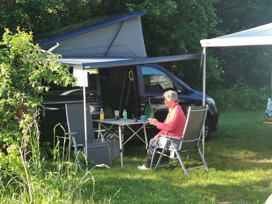 Campingtour 1 auf dem Campadi in Trun