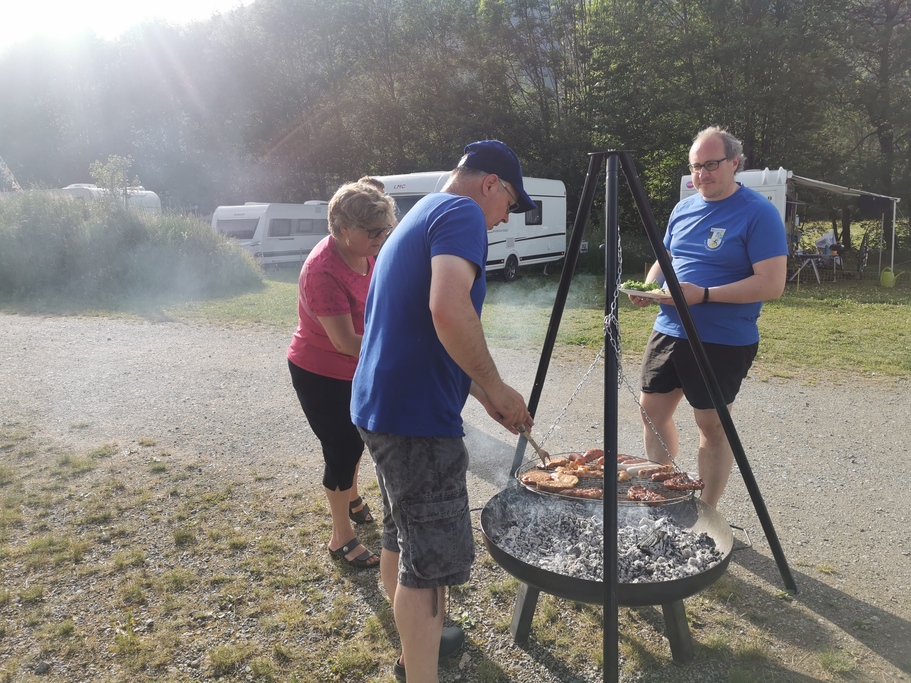 Campingtour 1 auf dem Campadi in Trun