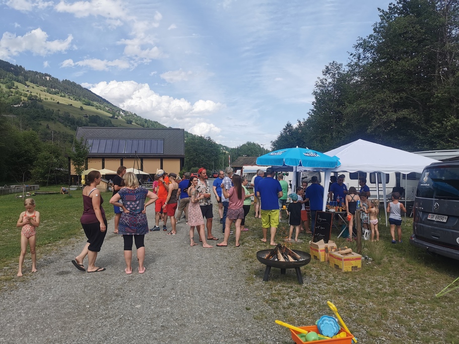 Campingtour 1 auf dem Campadi in Trun