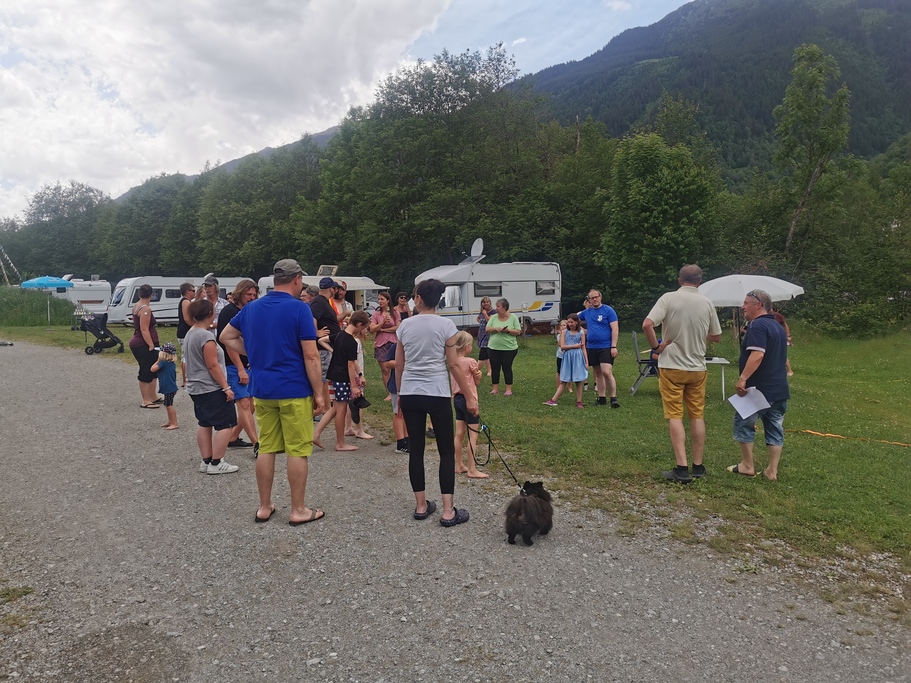 Campingtour 1 auf dem Campadi in Trun
