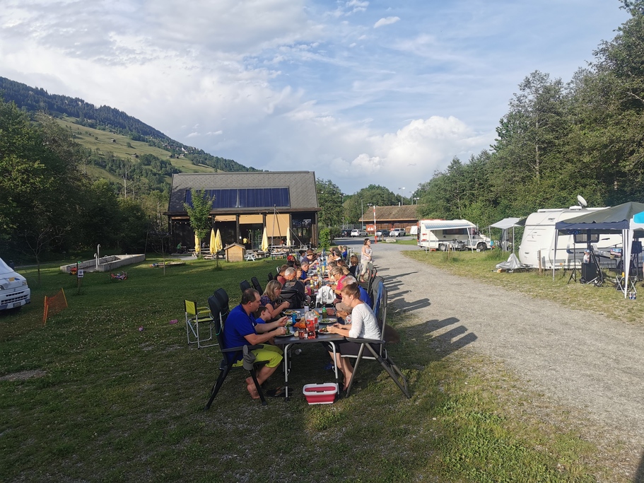 Campingtour 1 auf dem Campadi in Trun