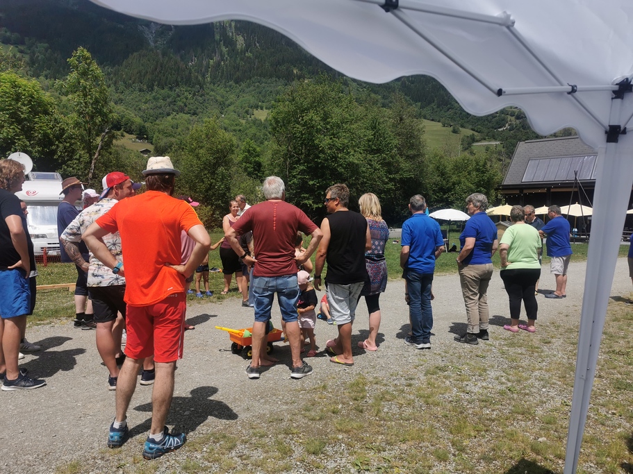 Campingtour 1 auf dem Campadi in Trun
