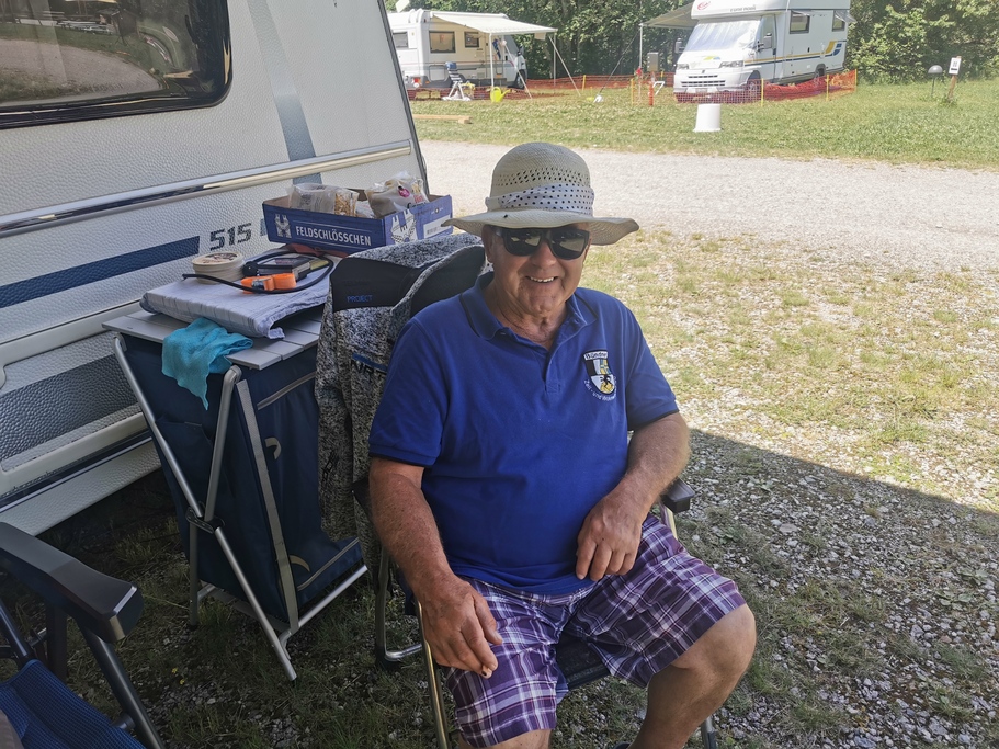 Campingtour 1 auf dem Campadi in Trun