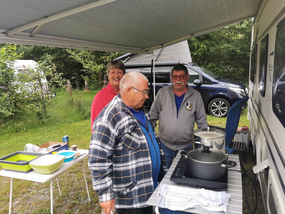 Campingtour 1 auf dem Campadi in Trun