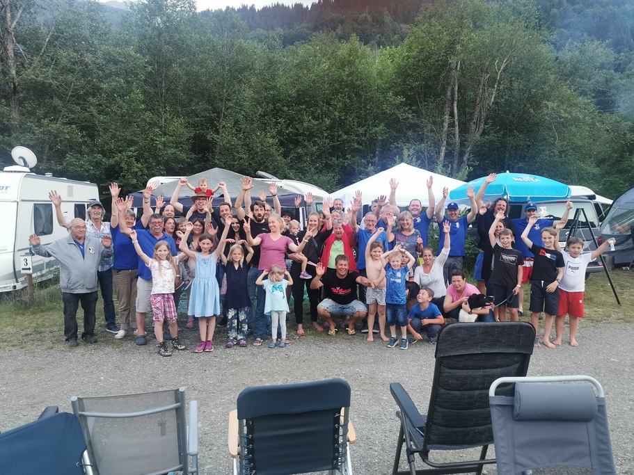 Campingtour 1 auf dem Campadi in Trun