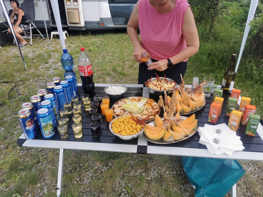 Campingtour 1 auf dem Campadi in Trun