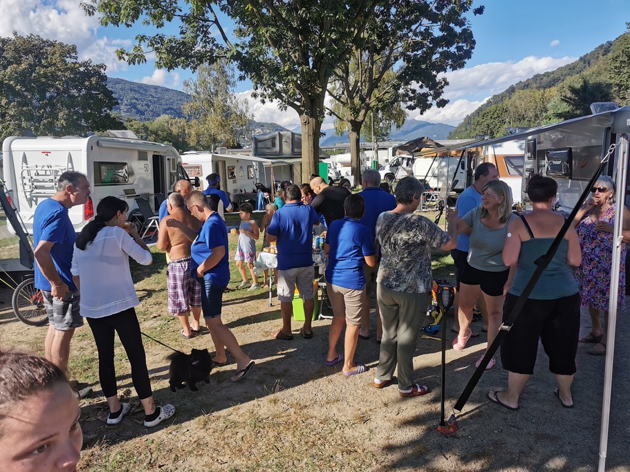 Campingtour 3 auf dem TCS Camping Lugano-Muzzano