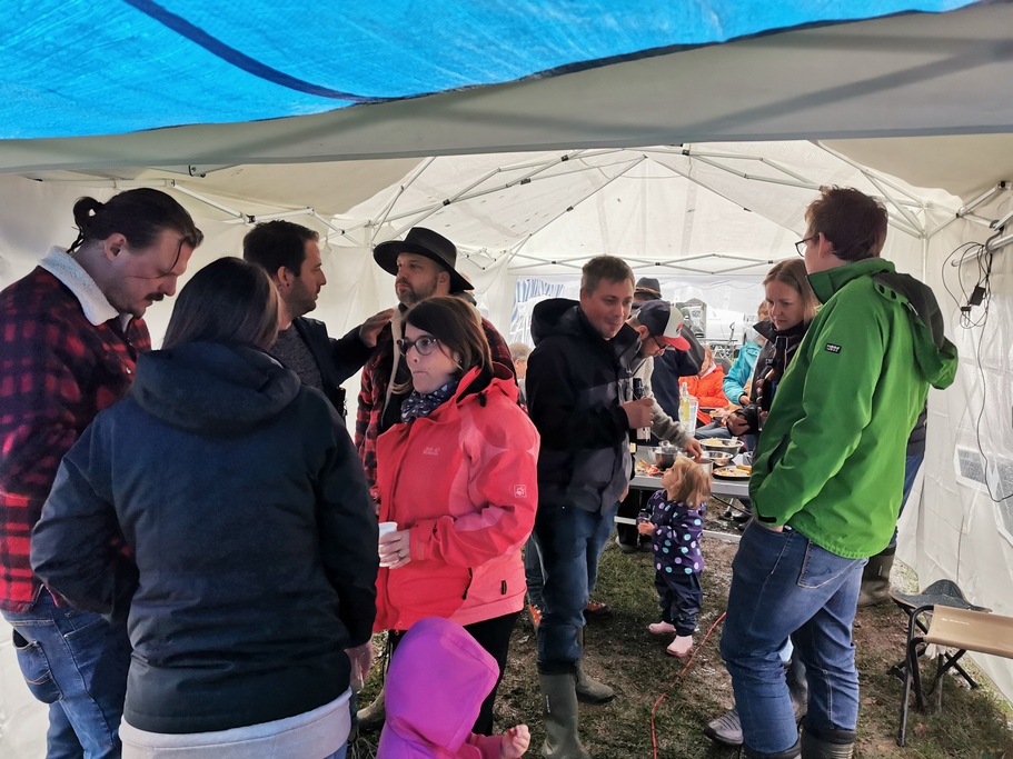 Auszelten 2022 auf dem Camping Mittagsspitze in Triesen