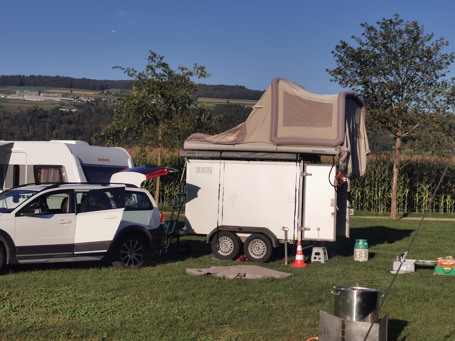 Campingtour 2 auf dem Camping Sulz bei Künten