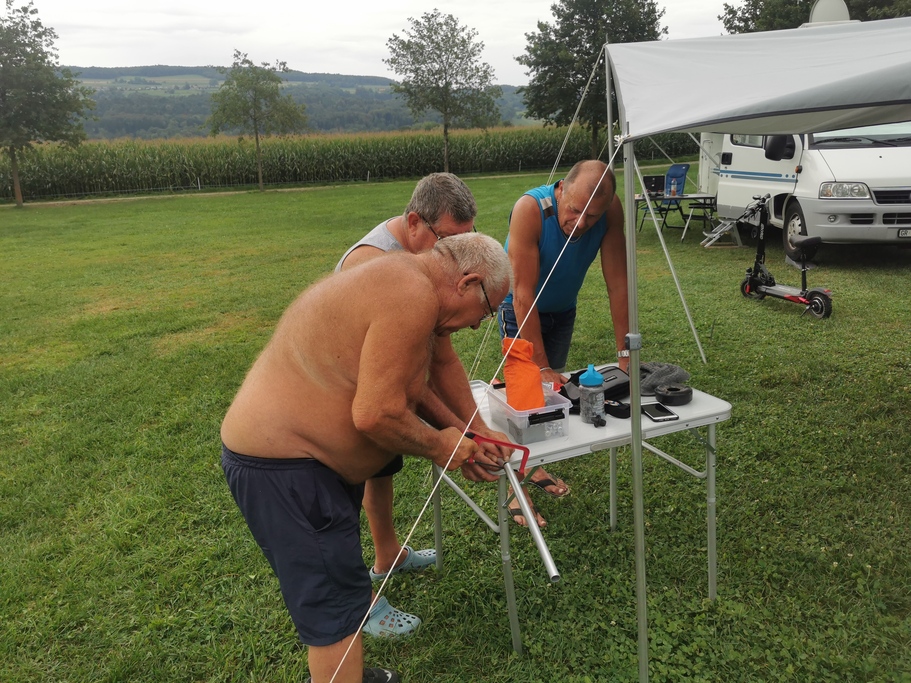 Campingtour 2 auf dem Camping Sulz bei Künten