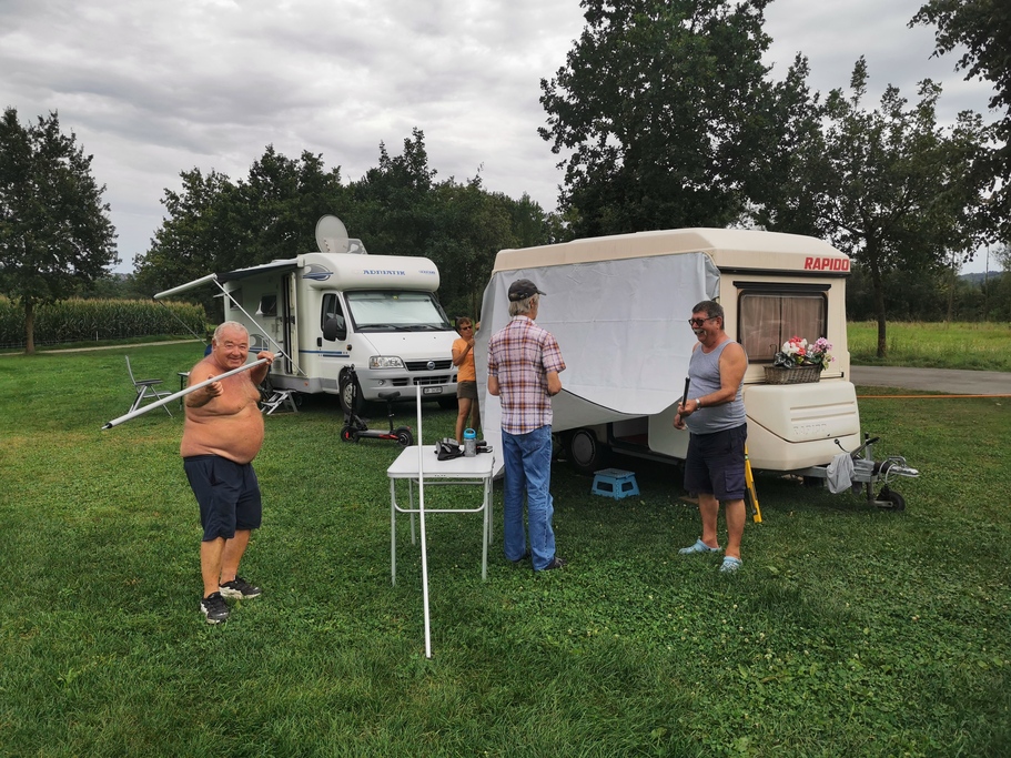 Campingtour 2 auf dem Camping Sulz bei Künten