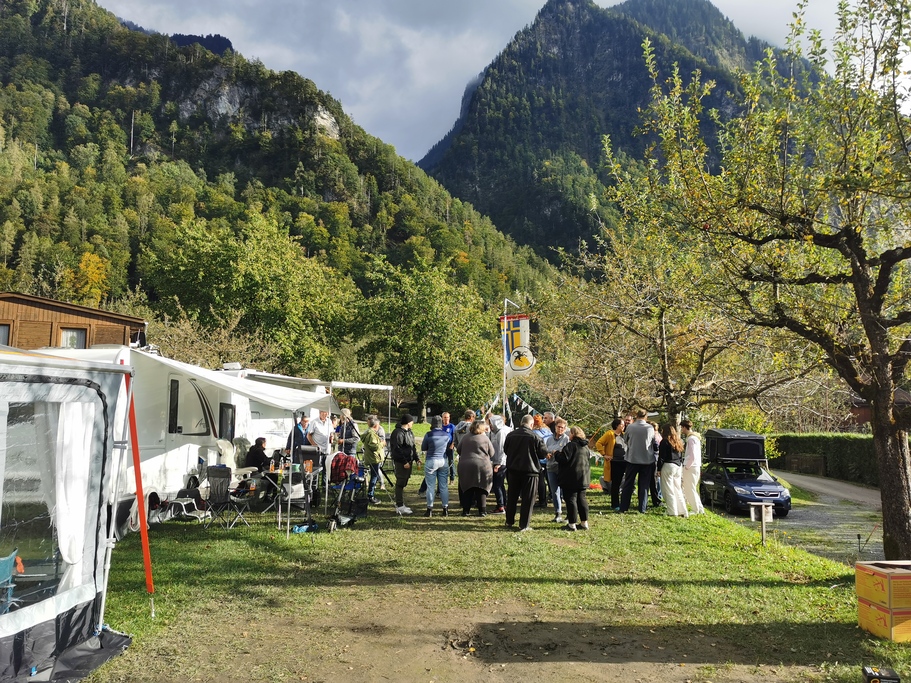 Auszelten Mittagsspitze in Triesen 2024